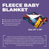 Personalized Spider Hero Baby Blanket – Custom Name & Birthdate – Superhero Baby Gift for Boys